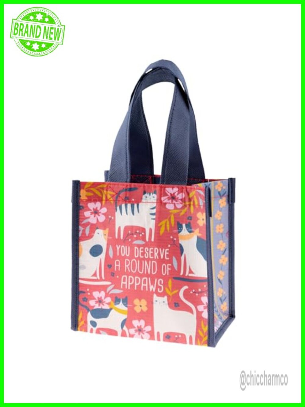 Reusable Gift Bag Tote with Handles RPET Eco-Friendly Birthday Party